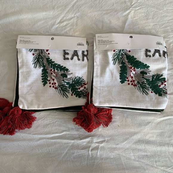 Peace On Earth Christmas Pillow Cases Only (2) 18x18 - Picture 4 of 7